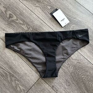Nike Women's Black Mesh Bikini Bottom